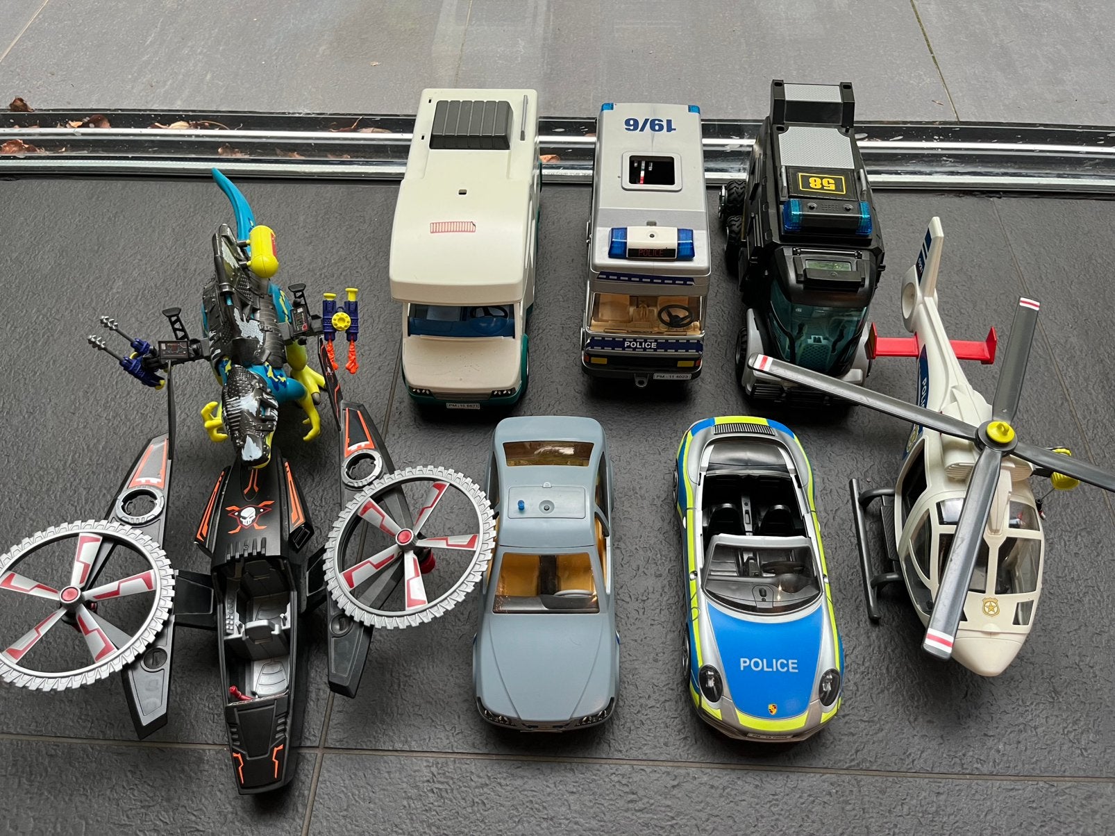 Verzameling grote voertuigen Playmobil, Kinderen en Baby's, Speelgoed | Playmobil, Ophalen, Gebruikt, Losse onderdelen, Voertuig