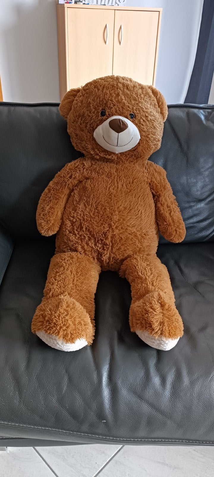 Grosse peluche nounours, Enlèvement ou Envoi, Utilisé, Ours en tissus
