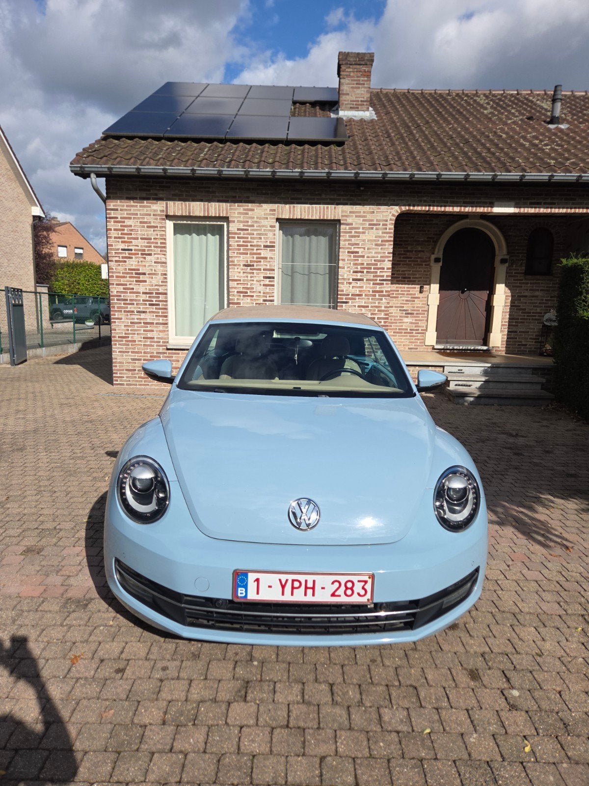 Volkswagen Beetle 2014 Cabrio, Autos, Cuir, Euro 5, Achat, Beige