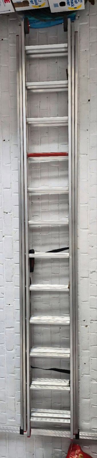 Ladder Altrex 3x12 treden 3,10 m tot 7,60 m NIEUW, Doe-het-zelf en Bouw, Ladders en Trappen, Ophalen