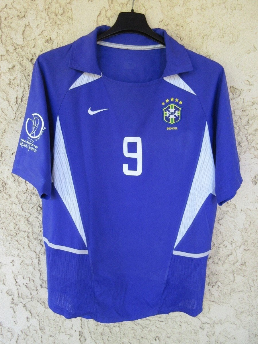 Brazilië Ronaldo Voetbalshirt Origineel WorldCup Finale 2002, Enlèvement ou Envoi, Maillot