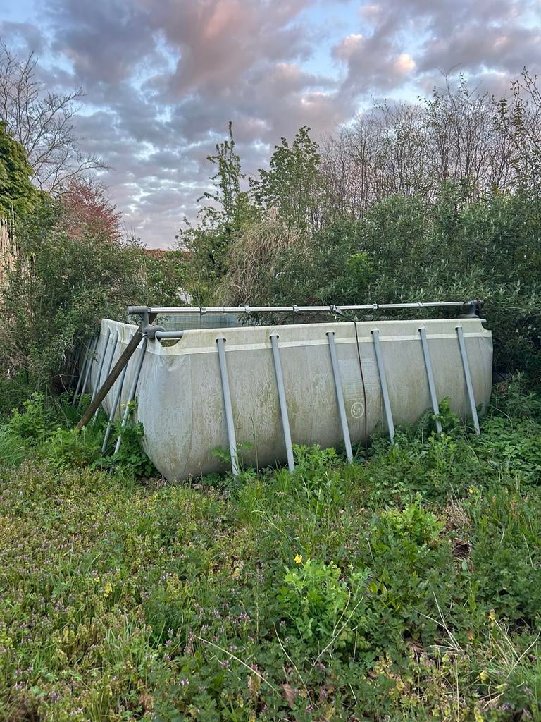 Zelf af te breken , 7x3.6x1.3 zwembad, Tuin en Terras, Gebruikt, 300 cm of meer, Rechthoekig, Ophalen