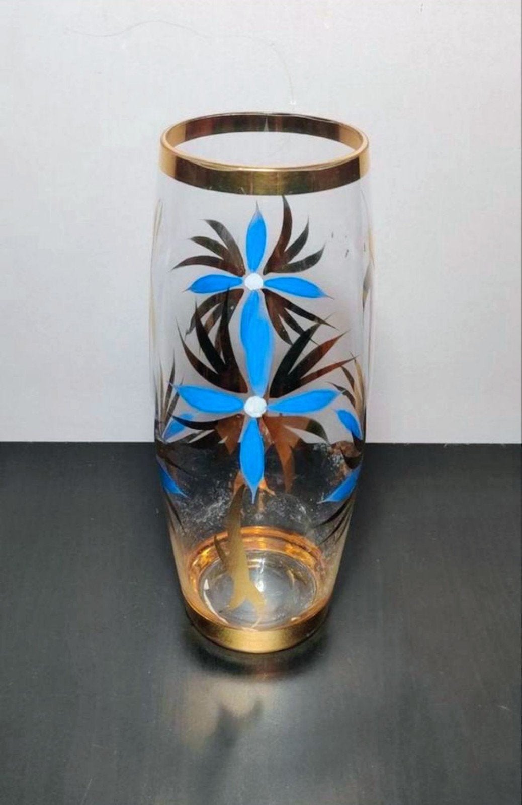 Art-déco vaas Booms glas, Ophalen of Verzenden