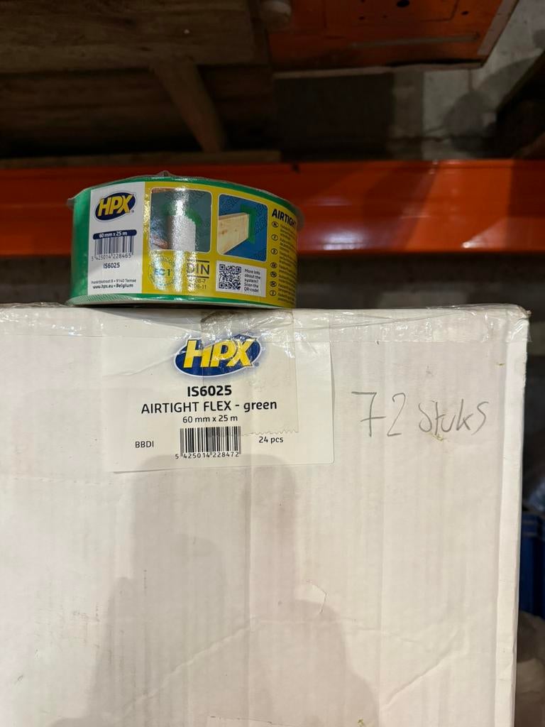 Luchtdichte tape (lot), Ophalen, Zo goed als nieuw