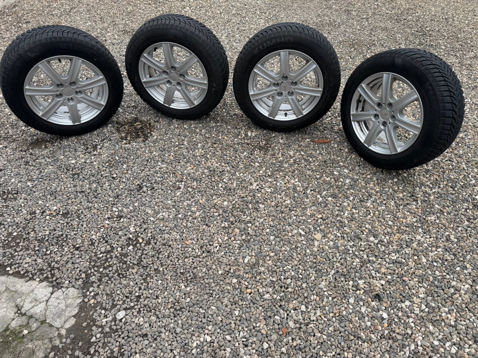 Audi en vw bmw 205/60/R16 goed staat, Auto-onderdelen, Banden en Velgen, Ophalen, 16 inch, Banden en Velgen, 205 mm
