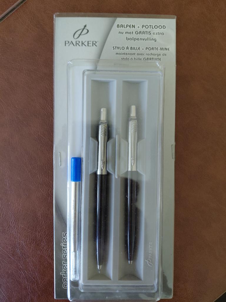 PARKER BALPEN + POTLOOD, Collections, Stylos, Neuf, Parker, Avec boîte, Stylo à bille