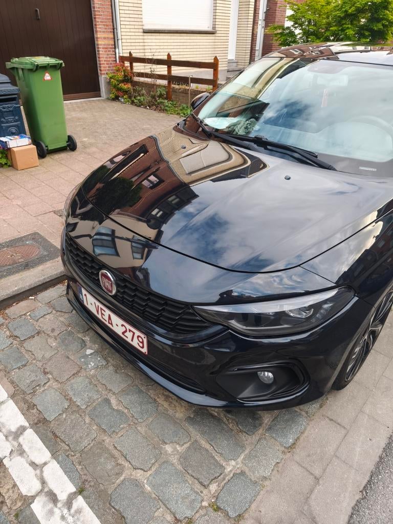Te koop Fiat Tipo 1.4 Benzine 120 pk, Auto's, Fiat, Voorwielaandrijving, 4 deurs, Stof, Zwart