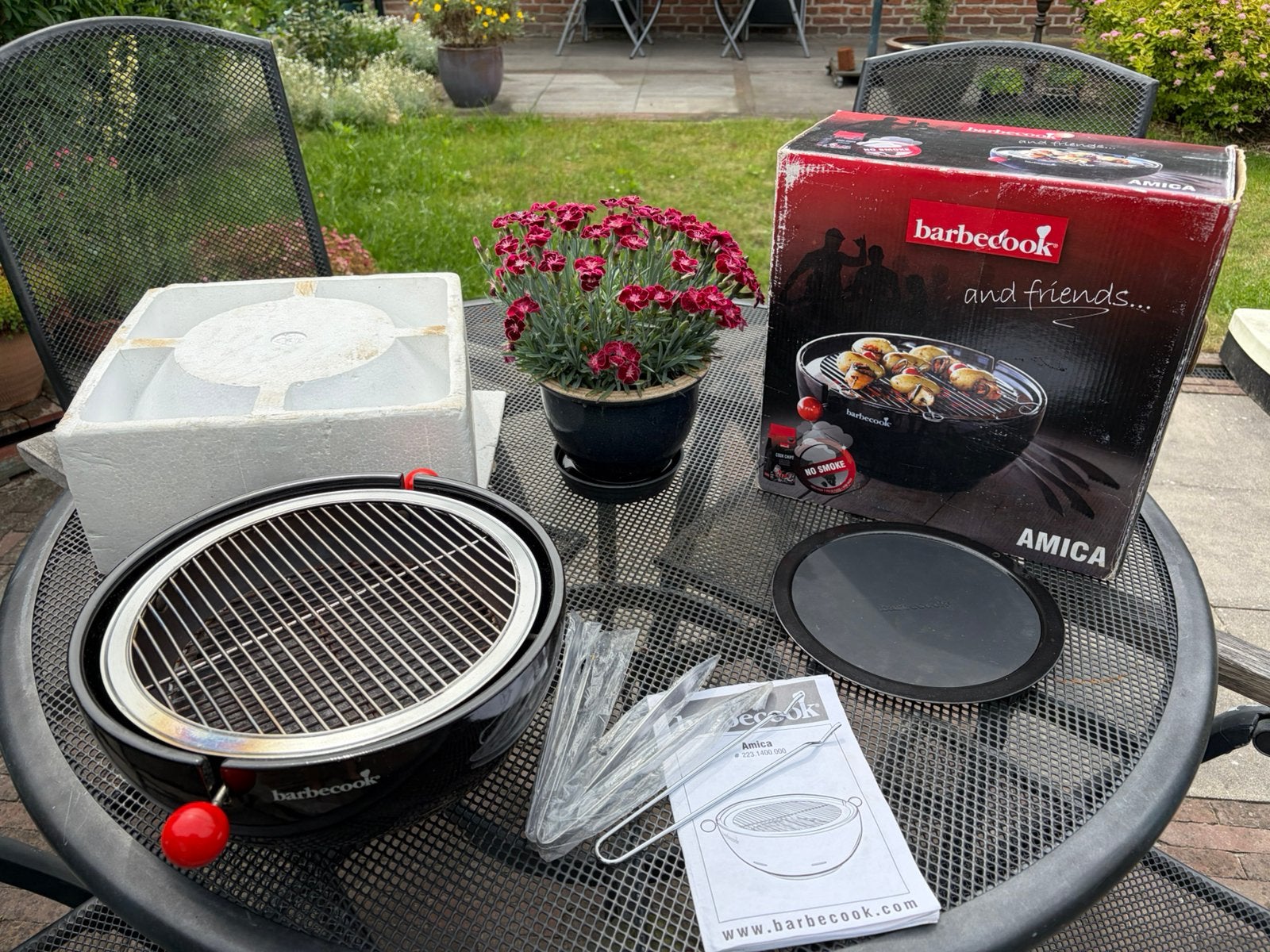 Houtskool barbecue (barbecook amica), Ophalen, Gebruikt