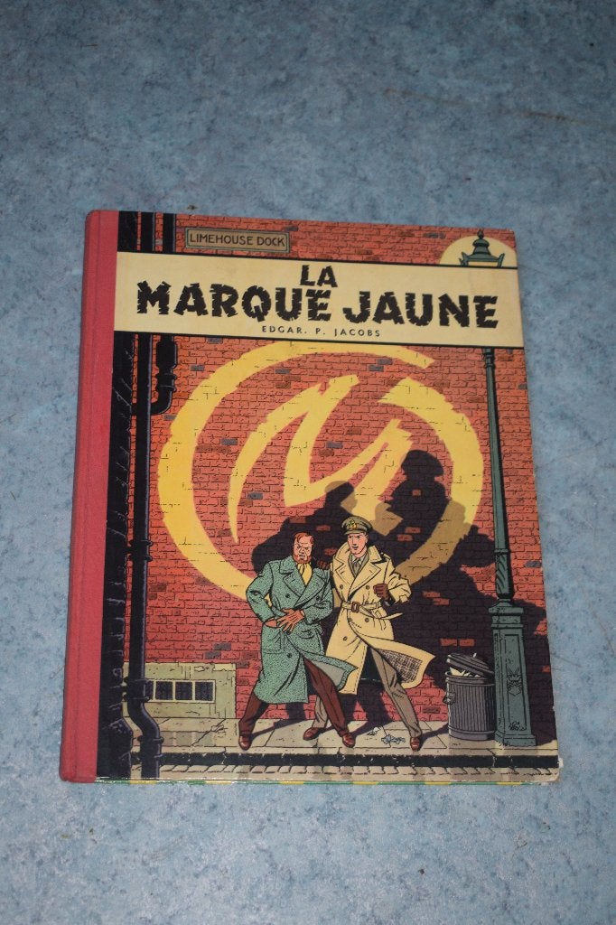 Zeldzaam stripboek la marque jaune 1959 strip, Boeken, Stripverhalen, Ophalen of Verzenden, Zo goed als nieuw