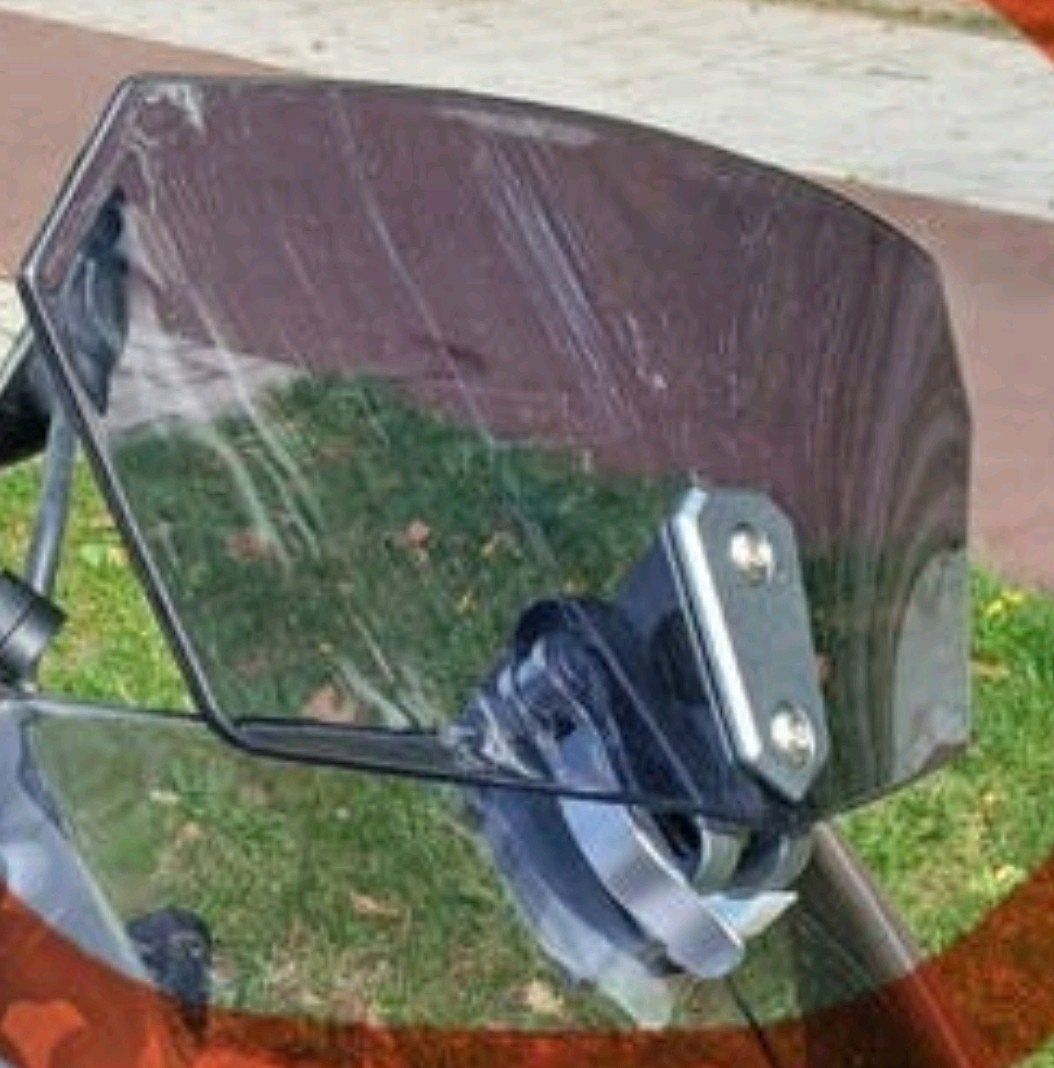 Spoiler / opzetscherm / wind-deflector voor motor / scooter, Ophalen of Verzenden, Gebruikt