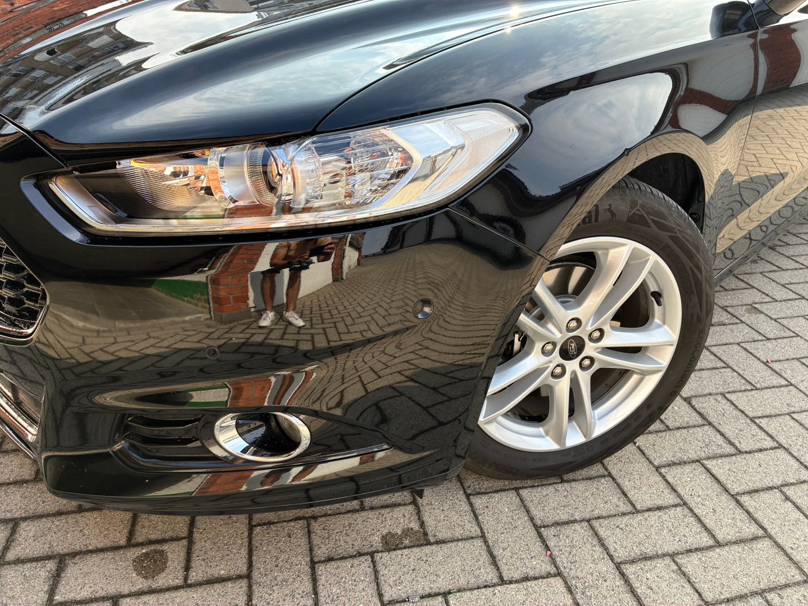 Ford mondeo 17” velgen met zomerbanden, Particulier, Te koop