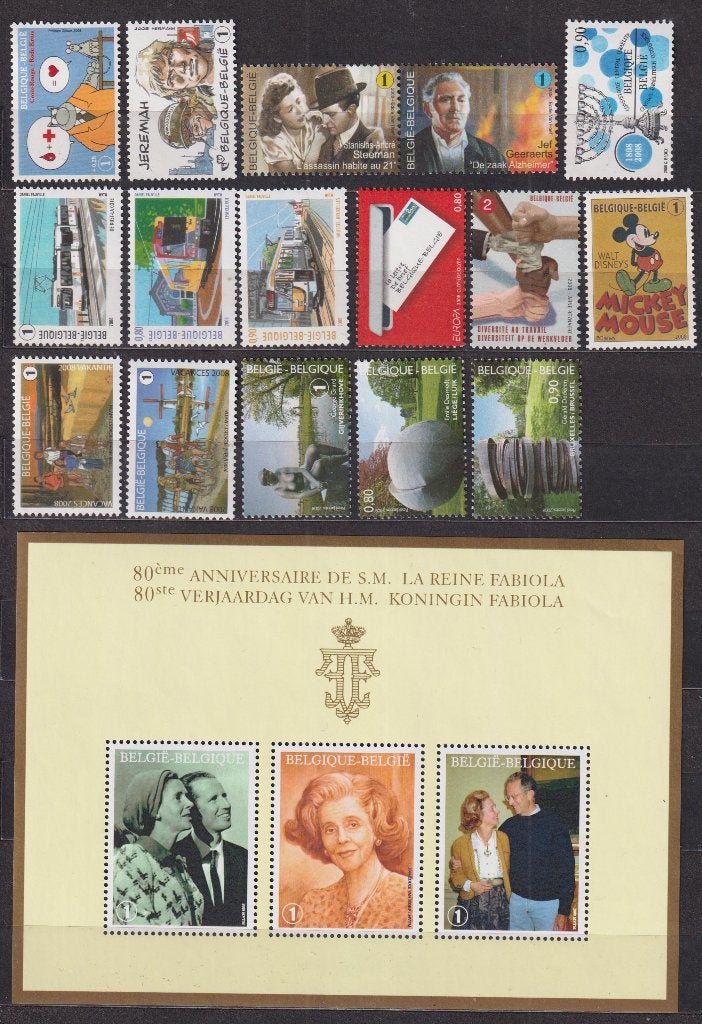 België 2008 **, Postzegels en Munten, Ophalen of Verzenden, Postfris, Postfris