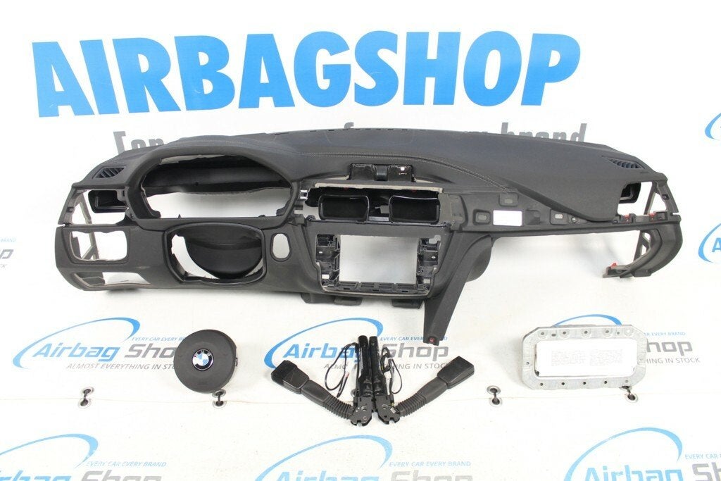 Airbag kit Tableau de bord blanc couture BMW 3 serie