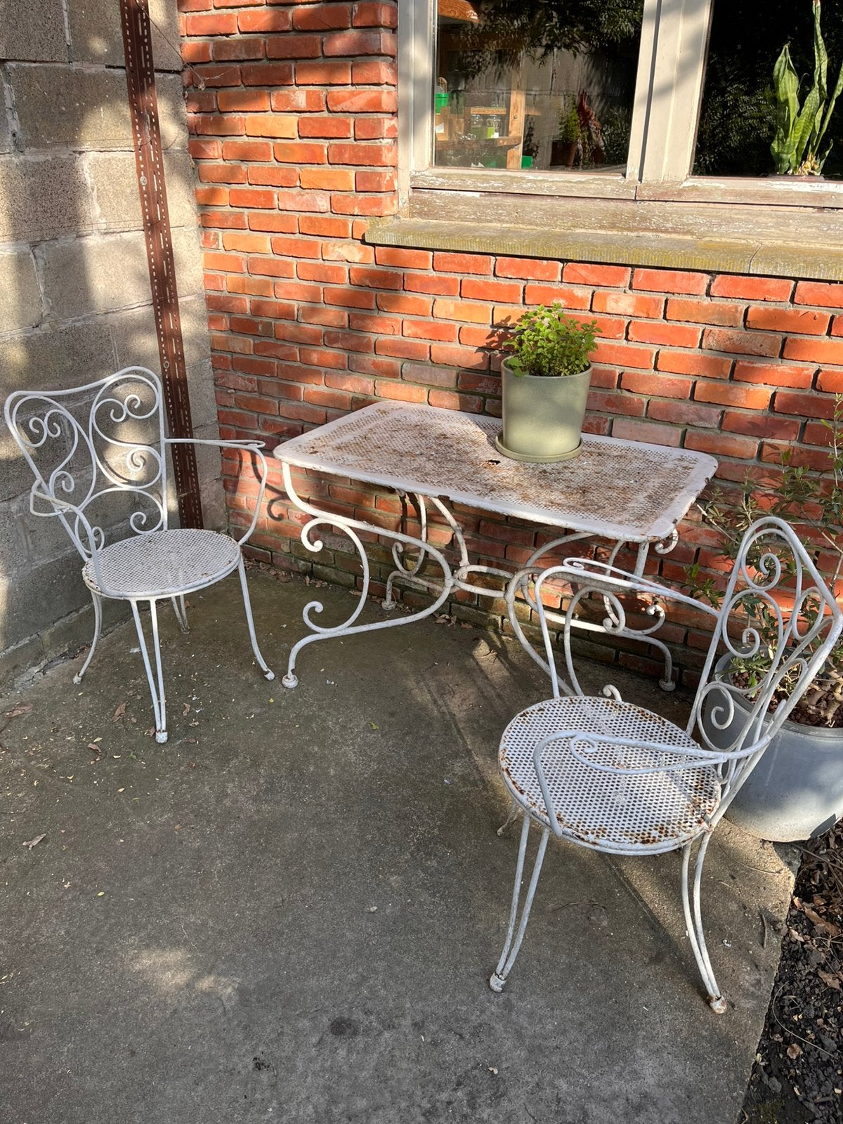 Frans tuinset, Tuin en Terras, Ophalen, Gebruikt