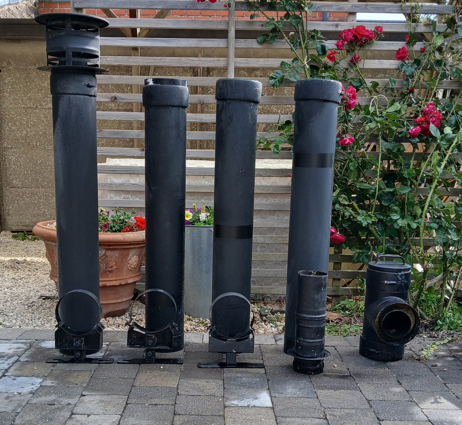 Pelletkachel buizen dubbelwandig, Ophalen, Pelletkachel