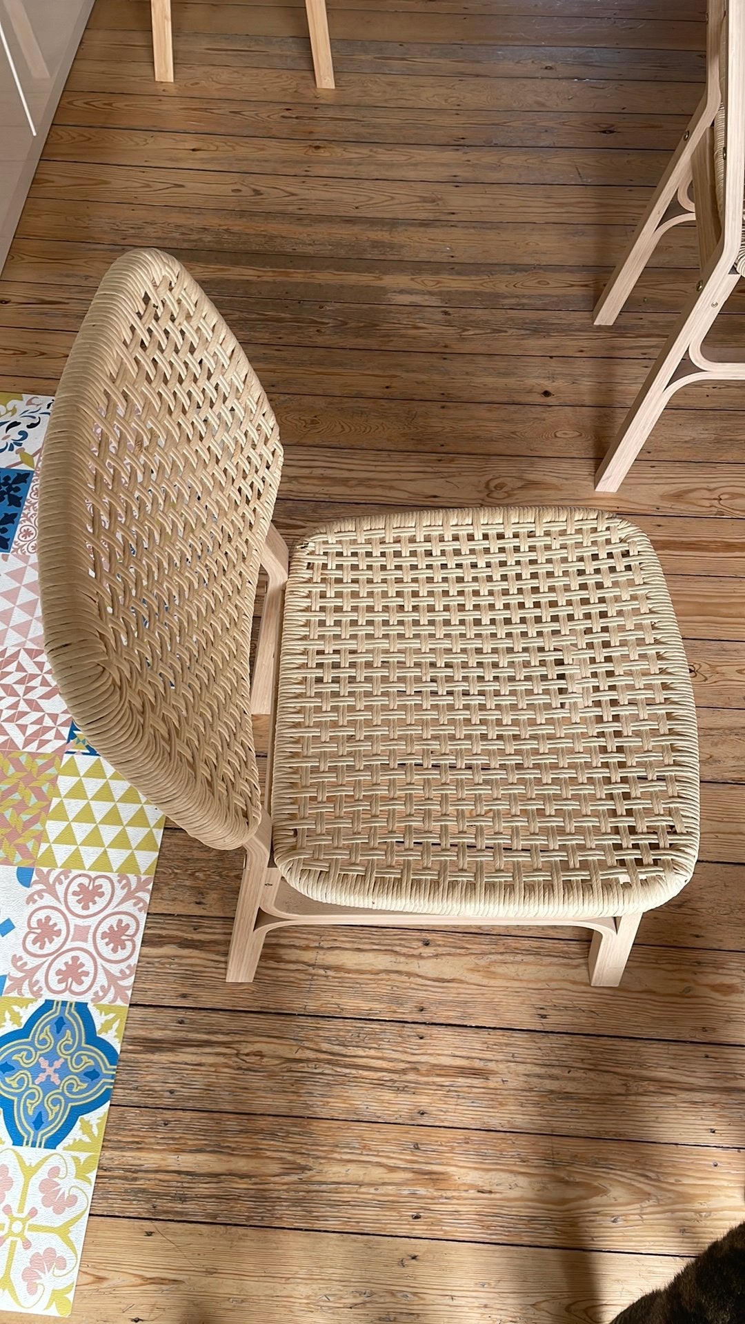 Set de 4 chaises - table à manger, Huis en Inrichting, Stoelen, Zo goed als nieuw, Eén, Hout, Ophalen