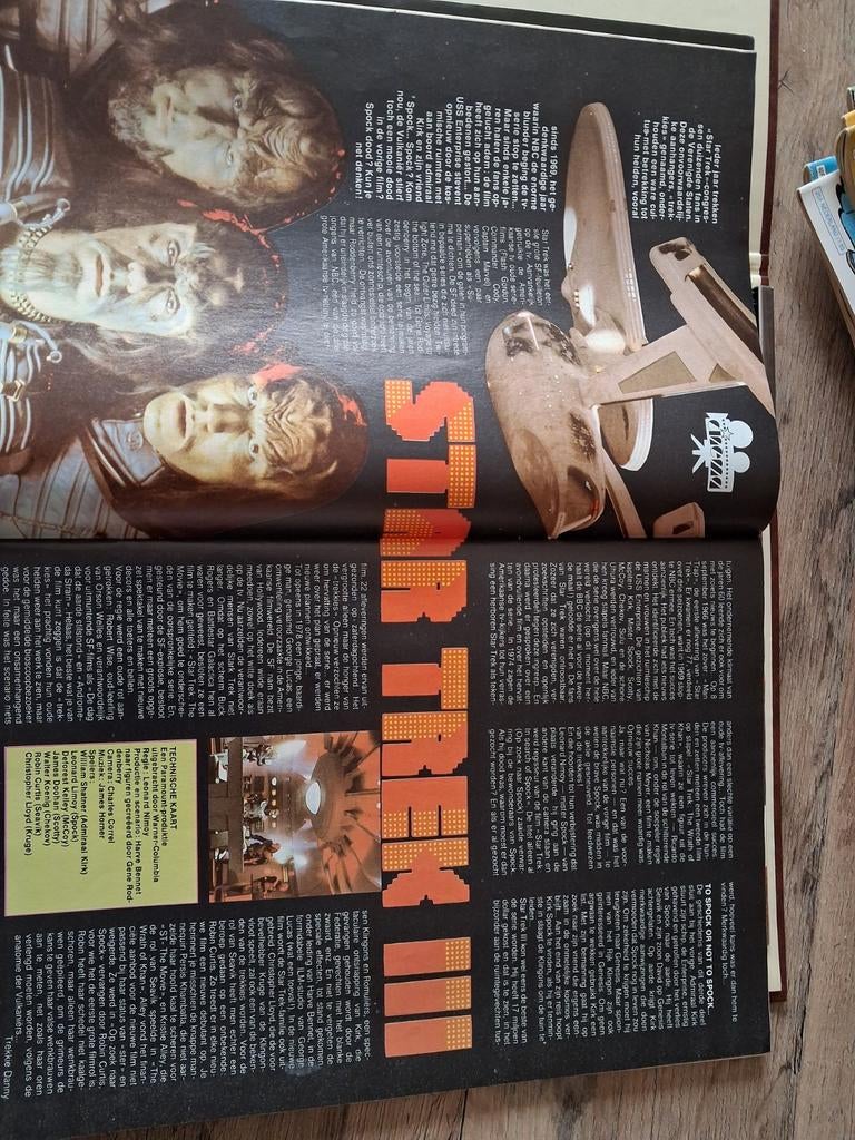 Star Trek III, article du magazine Tintin, Envoi