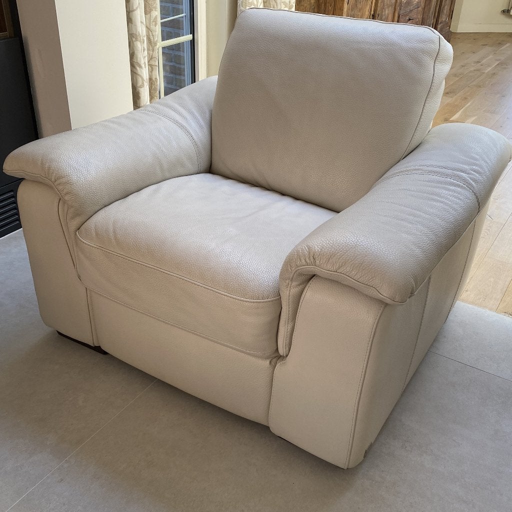 Fauteuil en cuir, Maison & Meubles, Enlèvement, Utilisé, Cuir