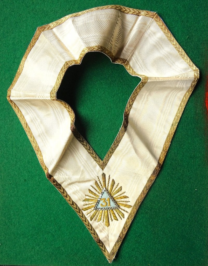 RARE ANCIEN SAUTOIR Maçonnique LOGE  Franc Maçon, Utilisé, Autre, Autres types, Spiritualité en général