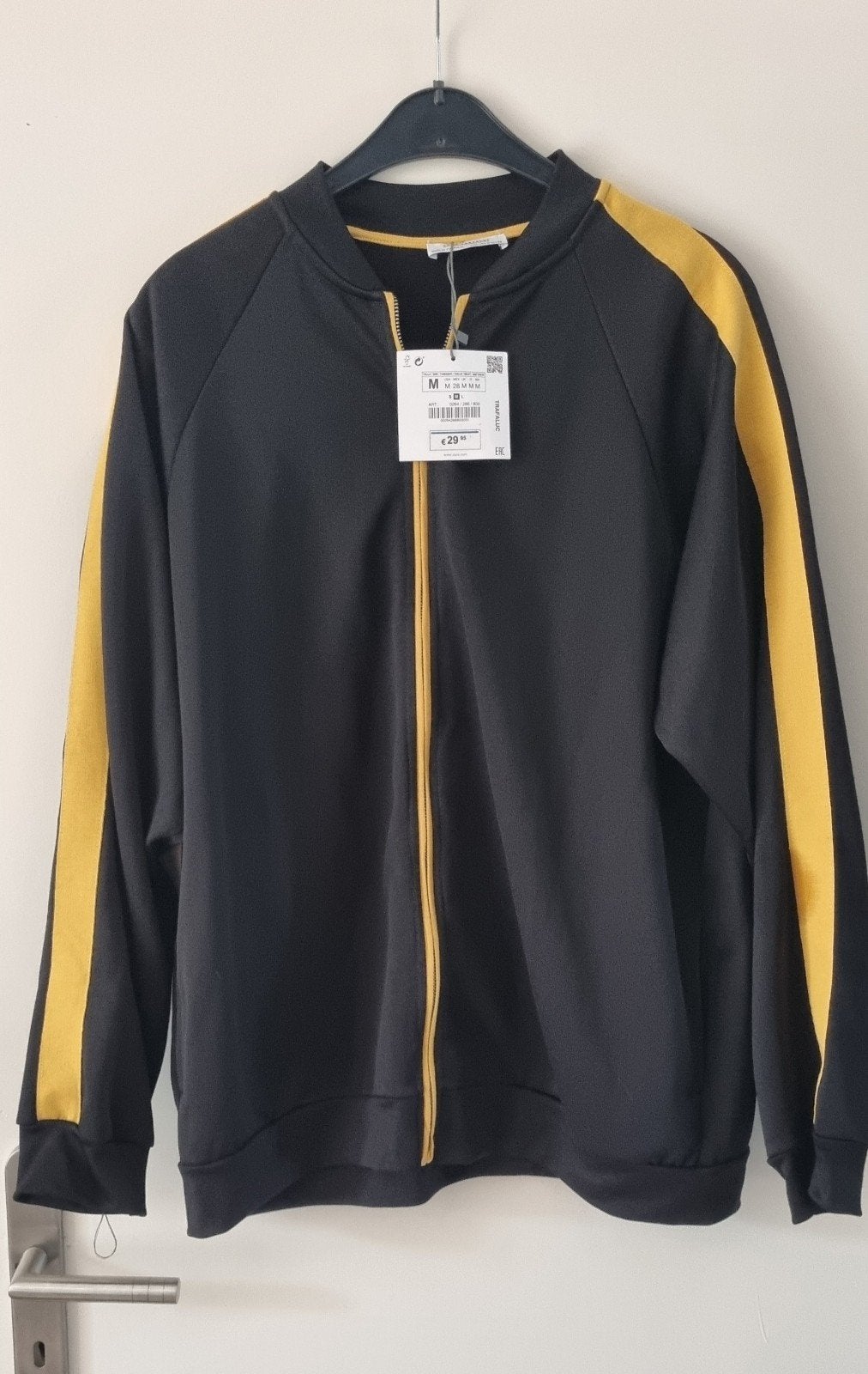 Veste ZARA Trafaluc neuve avec étiquette noir/jaune M, Kleding | Heren, Jassen | Zomer, Nieuw, Maat 48/50 (M), Zwart, Ophalen