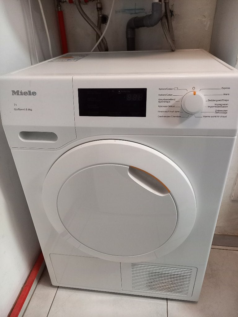 Droogkast Miele, Elektronische apparatuur, Ophalen, 8 tot 10 kg, Zo goed als nieuw, Energieklasse A of zuiniger