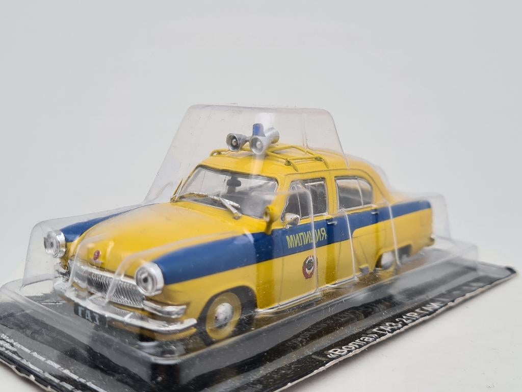 GAZ 21 politie USSR Sovjet Unie - 1/43, Verzenden, Zo goed als nieuw, Auto, Overige merken