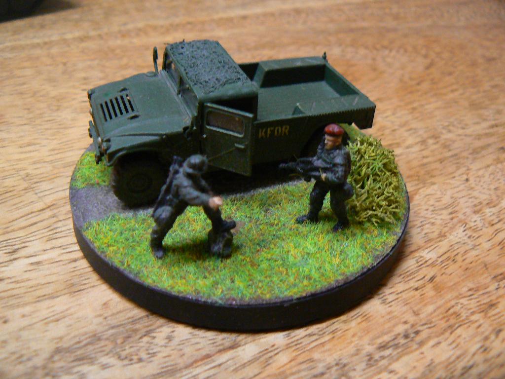diorama m998 hmmwv 1/72, Enlèvement ou Envoi, Utilisé, 1:50 ou moins, Diorama
