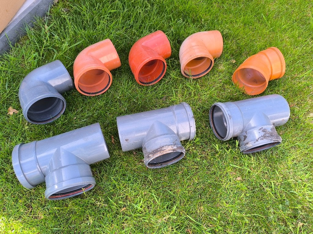 PVC RIOLERING, Bricolage & Construction, Tuyaux & Évacuations, 80 mm ou plus, PVC, Enlèvement, Utilisé