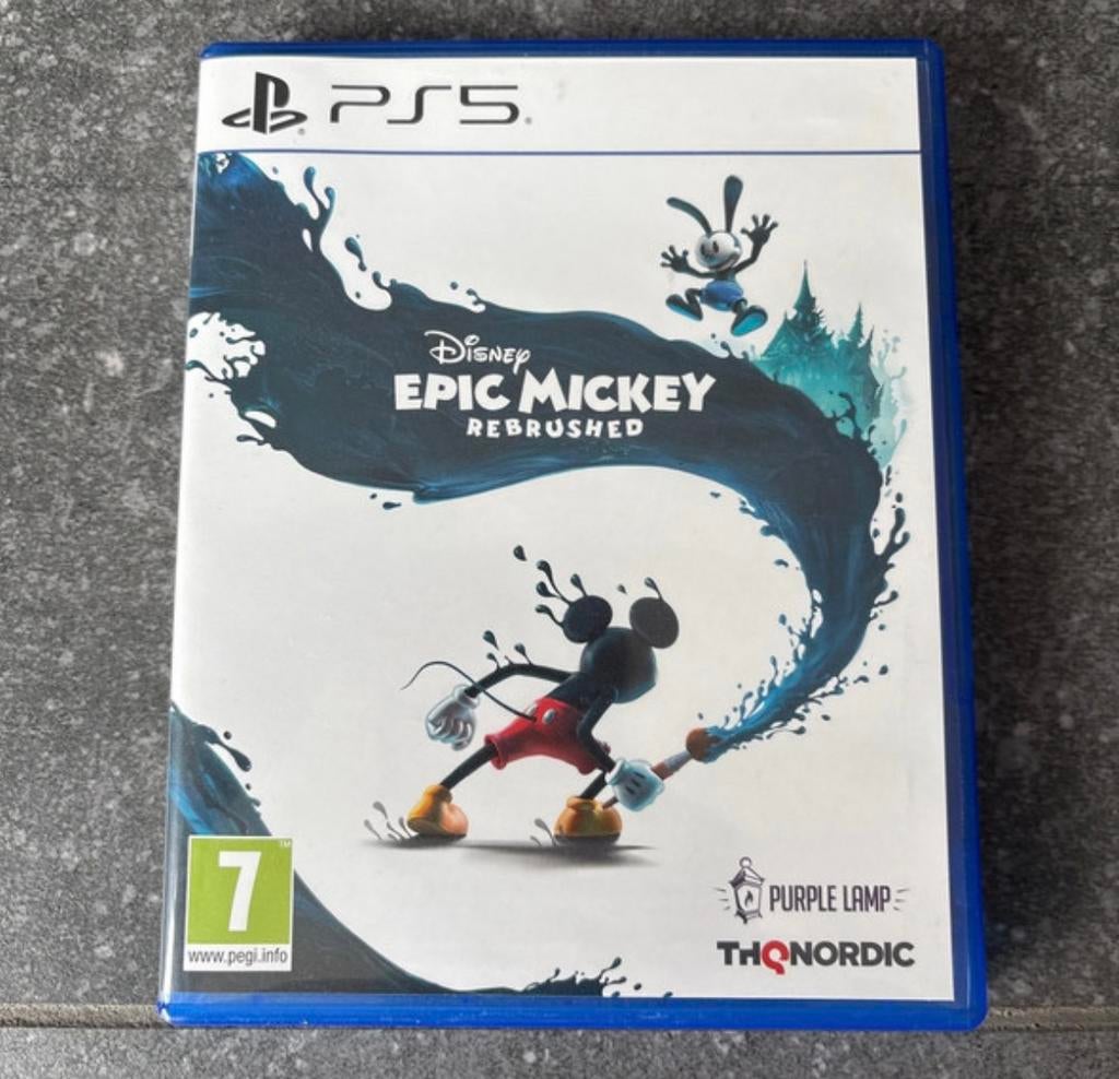 Disney Epic Mickey Rebrushed ps5, Enlèvement ou Envoi, Comme neuf