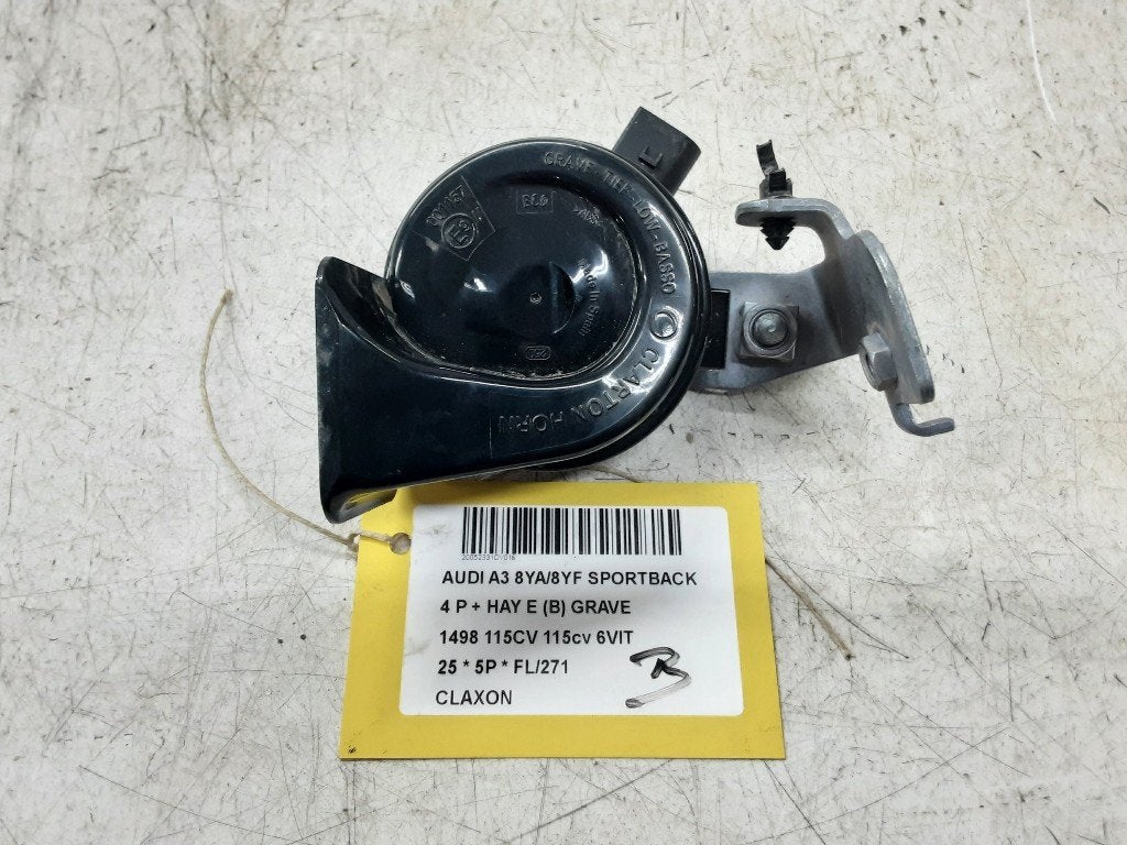 CLAXON Audi A3 Sportback (8YA) (01-2019/-) (2K5951221A), Info@audi.de, Audi, Audi AG, Gebruikt