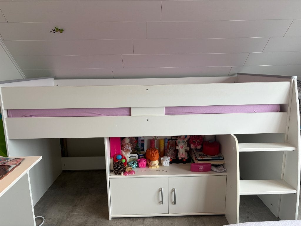 Kwalitatieve hoogslaper, Enfants & Bébés, Chambre d'enfant | Lits superposés & Lits mezzanines, Enlèvement, Utilisé, Lit mezzanine