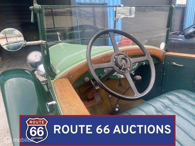Hudson Super Six | 1929 | Route 66 Auctions, Overige merken, Zwart, Bedrijf, Handgeschakeld