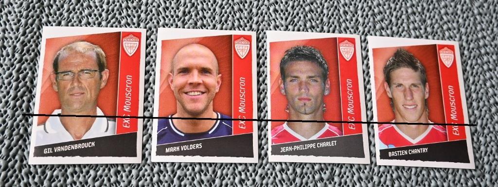 Panini/Football 2007/EX. Mouscron/20 autocollants, Envoi, Comme neuf, Affiche, Image ou Autocollant