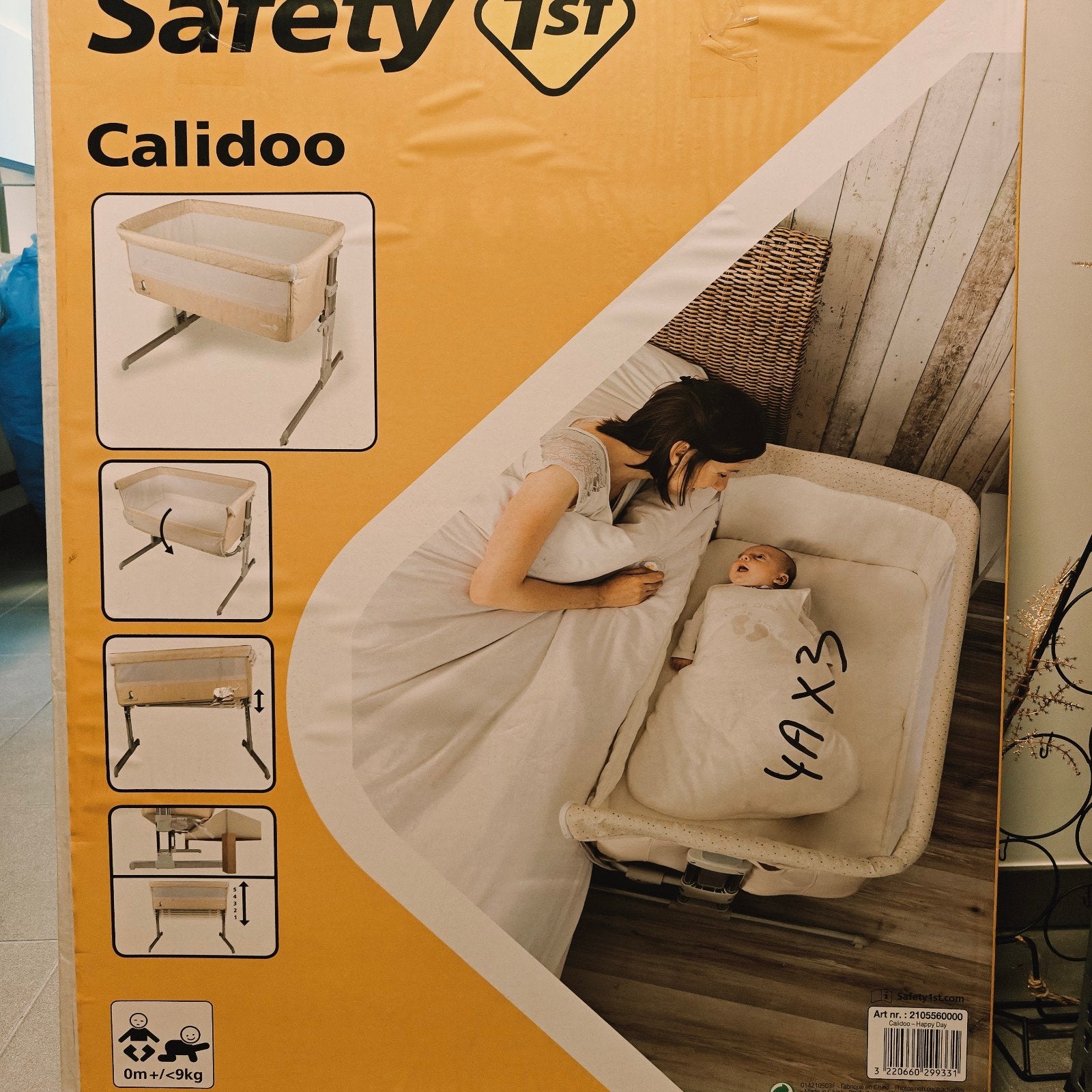 Baby co-sleeper - Safety 1ste Calidoo, Enfants & Bébés, Berceaux & Lits, Enlèvement ou Envoi, Utilisé, Autres types