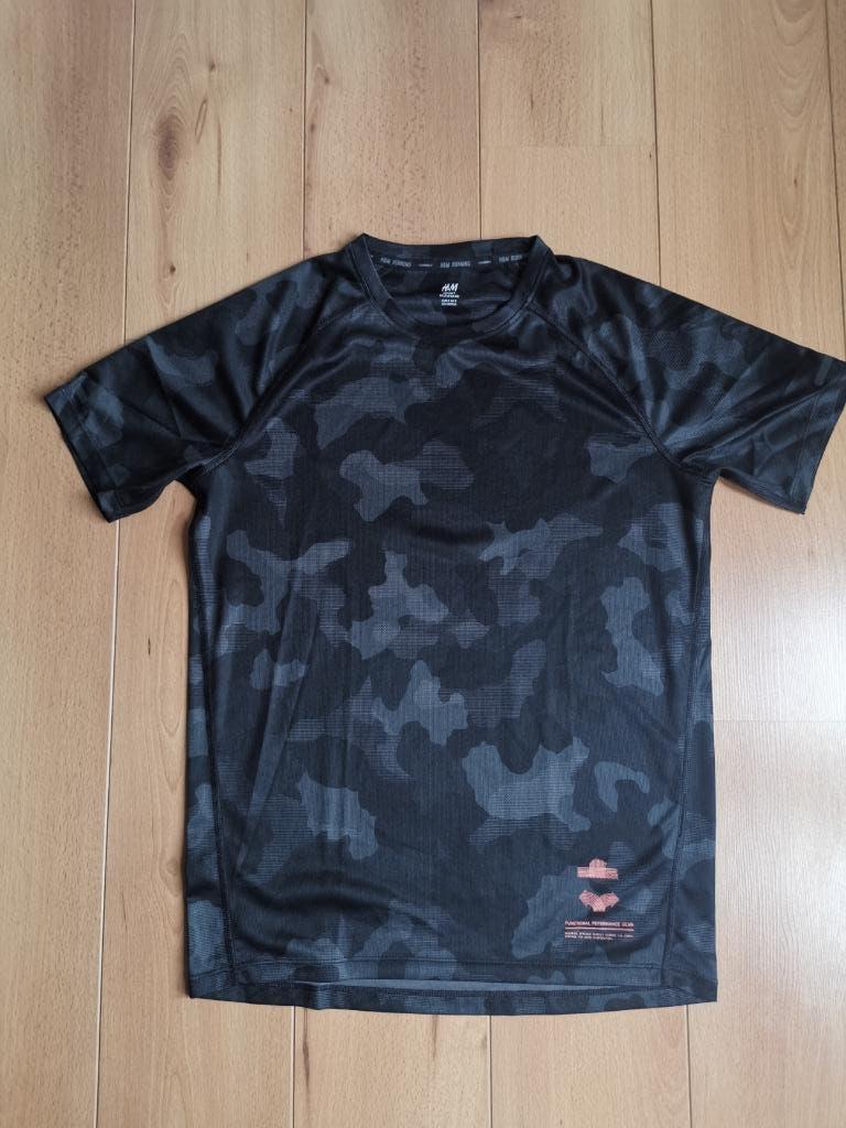 H&M Sportshirt met DryMove maat S, Kleding | Heren, Sportkleding, Ophalen of Verzenden, Zo goed als nieuw, Algemeen, Maat 46 (S) of kleiner