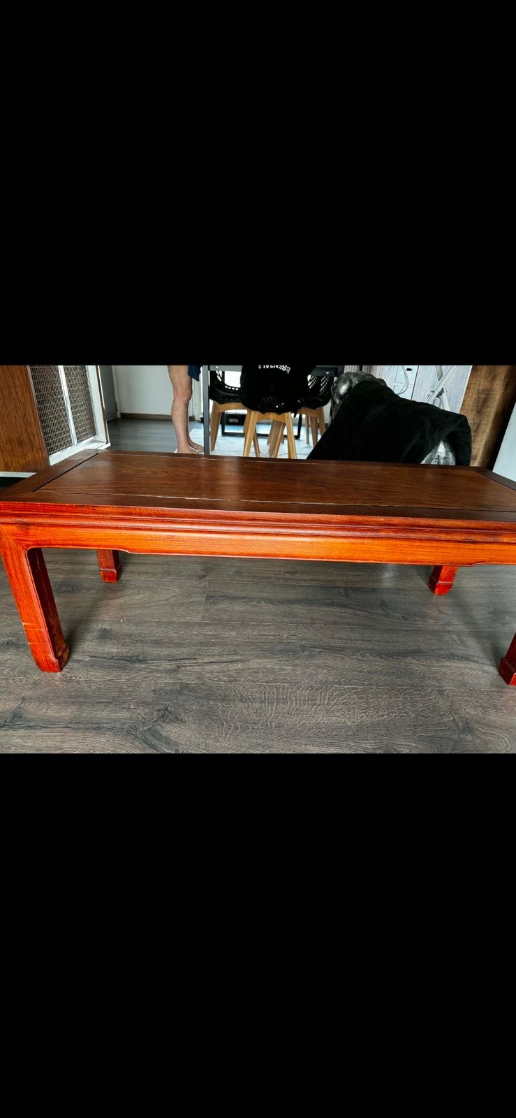Table basse bois massif ming, Enlèvement