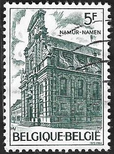 1 Postzegel België 1975 Europees Monumentenjaar Namur, Oblitéré, Enlèvement ou Envoi, Europe, Affranchi