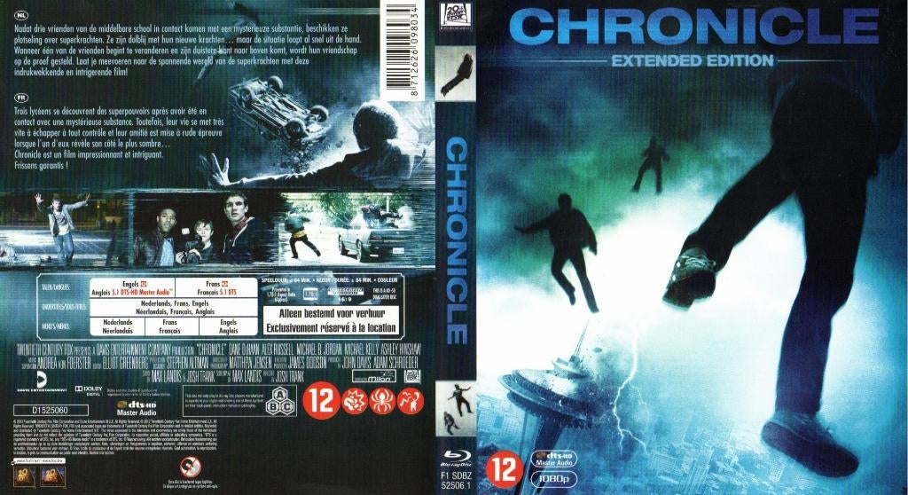 chronicle (blu-ray) neuf, Enlèvement ou Envoi, Comme neuf, Thrillers et Policier