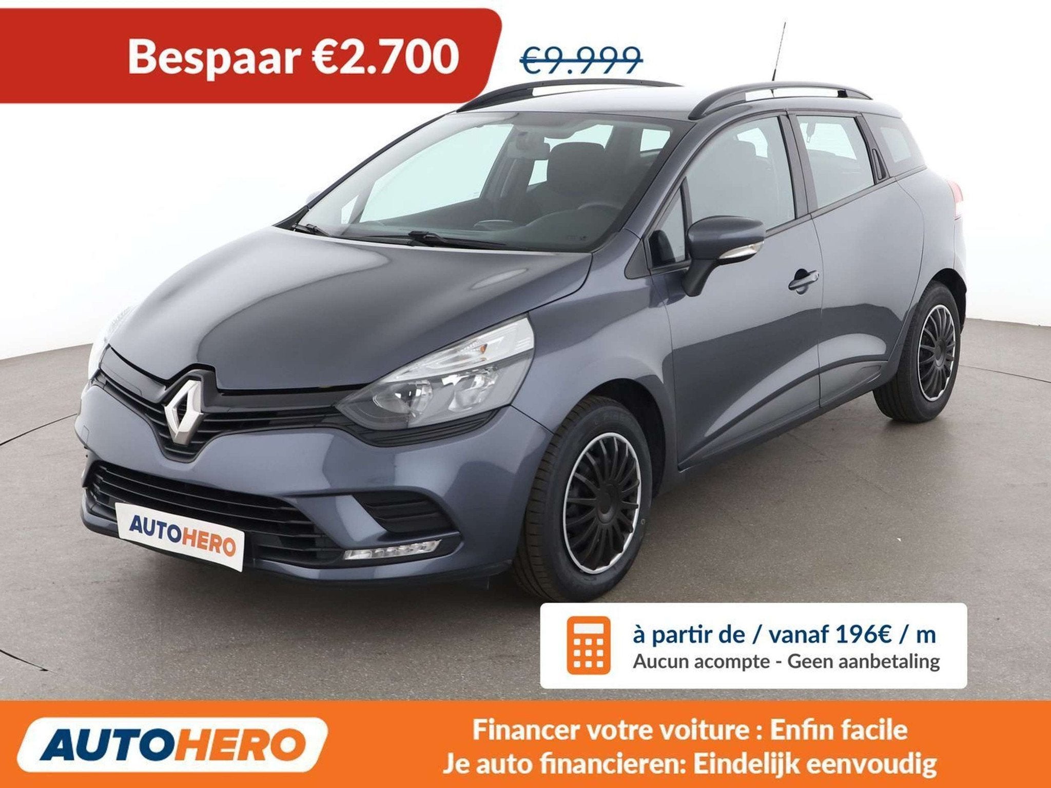 Renault Clio 0.9 TCe Life (année de construction 2018), Autos, Argent ou Gris, Achat, 898 cm³, Boîte manuelle