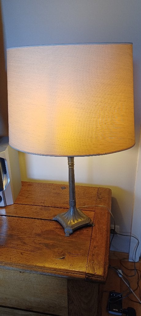 Lampe à poser en étain, Antiquités & Art, Enlèvement