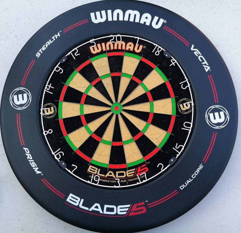 Winmau Blade 5 & Winmau Blade 5 Surround., Ophalen of Verzenden, Zo goed als nieuw, Dartbord