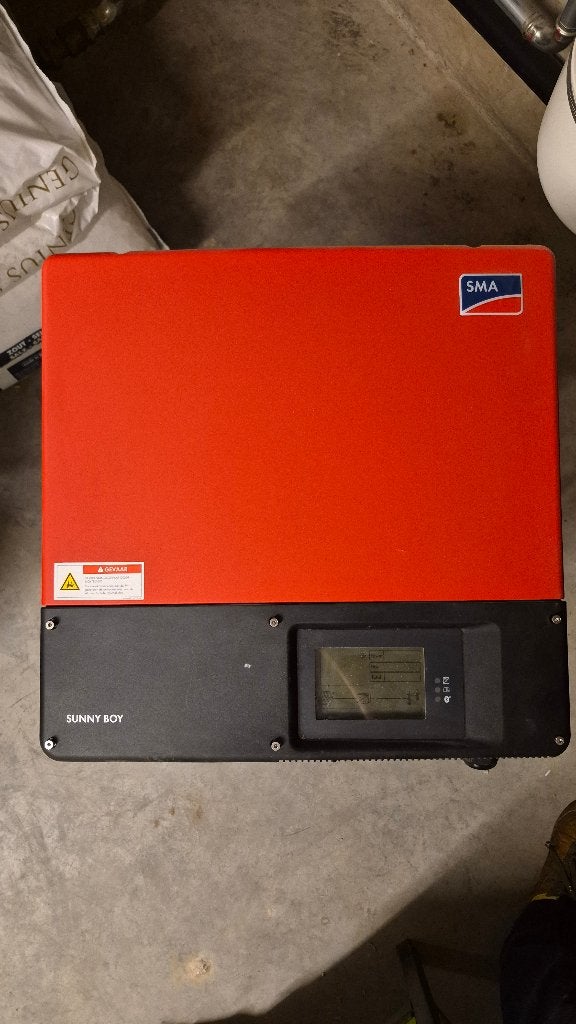 SMA Sunny Boy SB 5000TL-21 Omvormer– Werkend gedemonteerd, Ophalen, Gebruikt, Compleet systeem, 200 wattpiek of meer