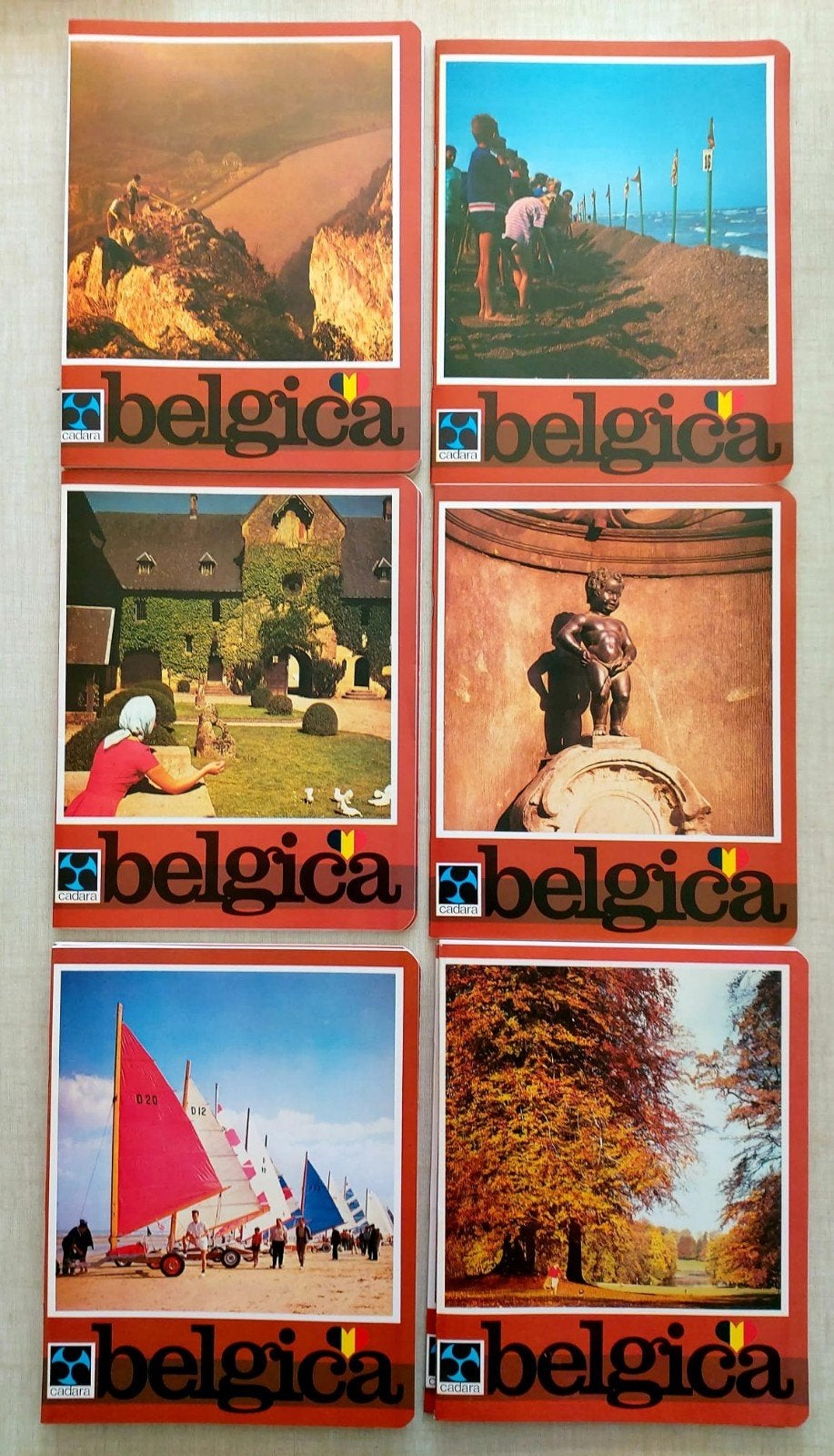 Cahiers d'école Belgica des années 1970 aux années 1980, Antiquités & Art, Envoi