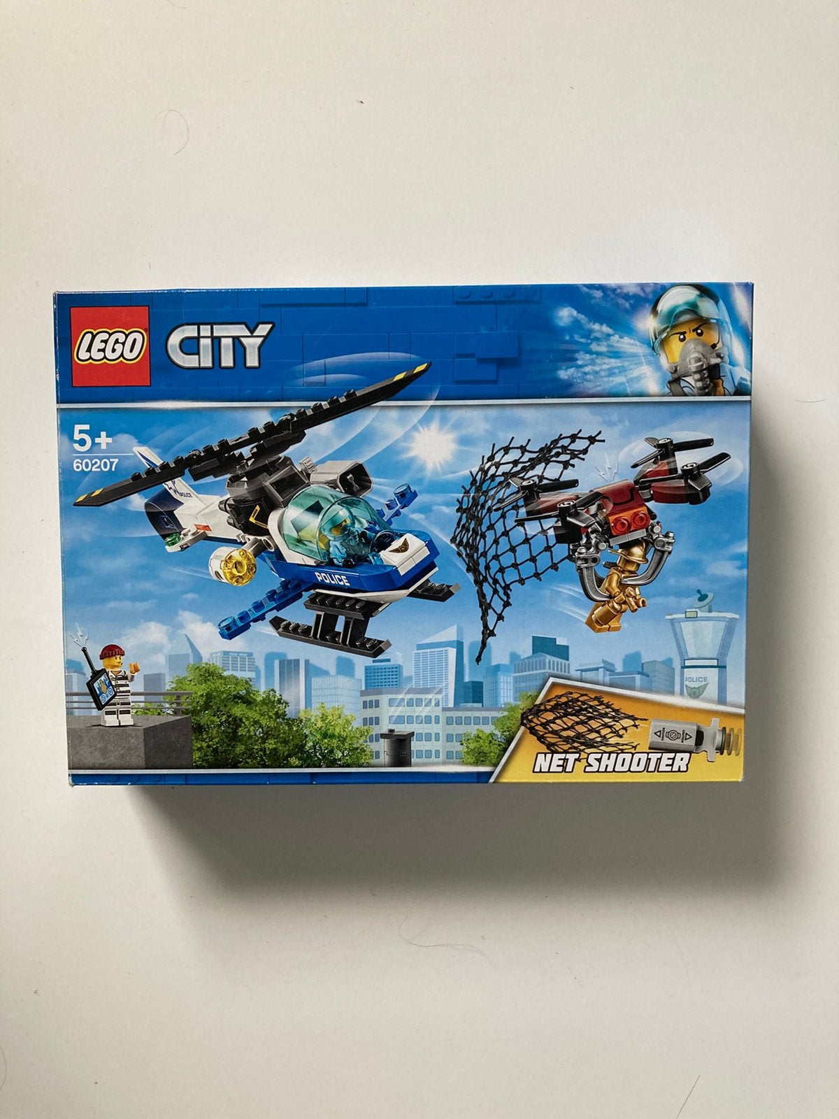 Lego city politie helicopter drone 60207, Kinderen en Baby's, Ophalen of Verzenden, Zo goed als nieuw, Lego, City