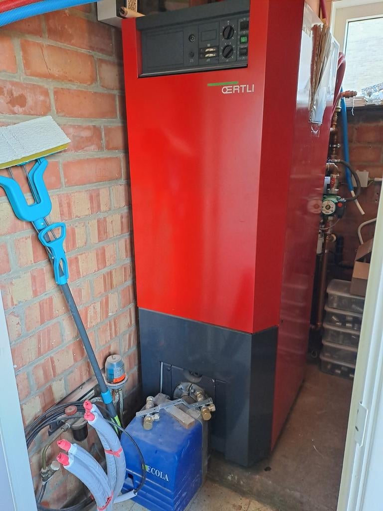 Stookoliebrander met ingebouwde boiler, Doe-het-zelf en Bouw, Chauffageketels en Boilers, Ophalen, Boiler