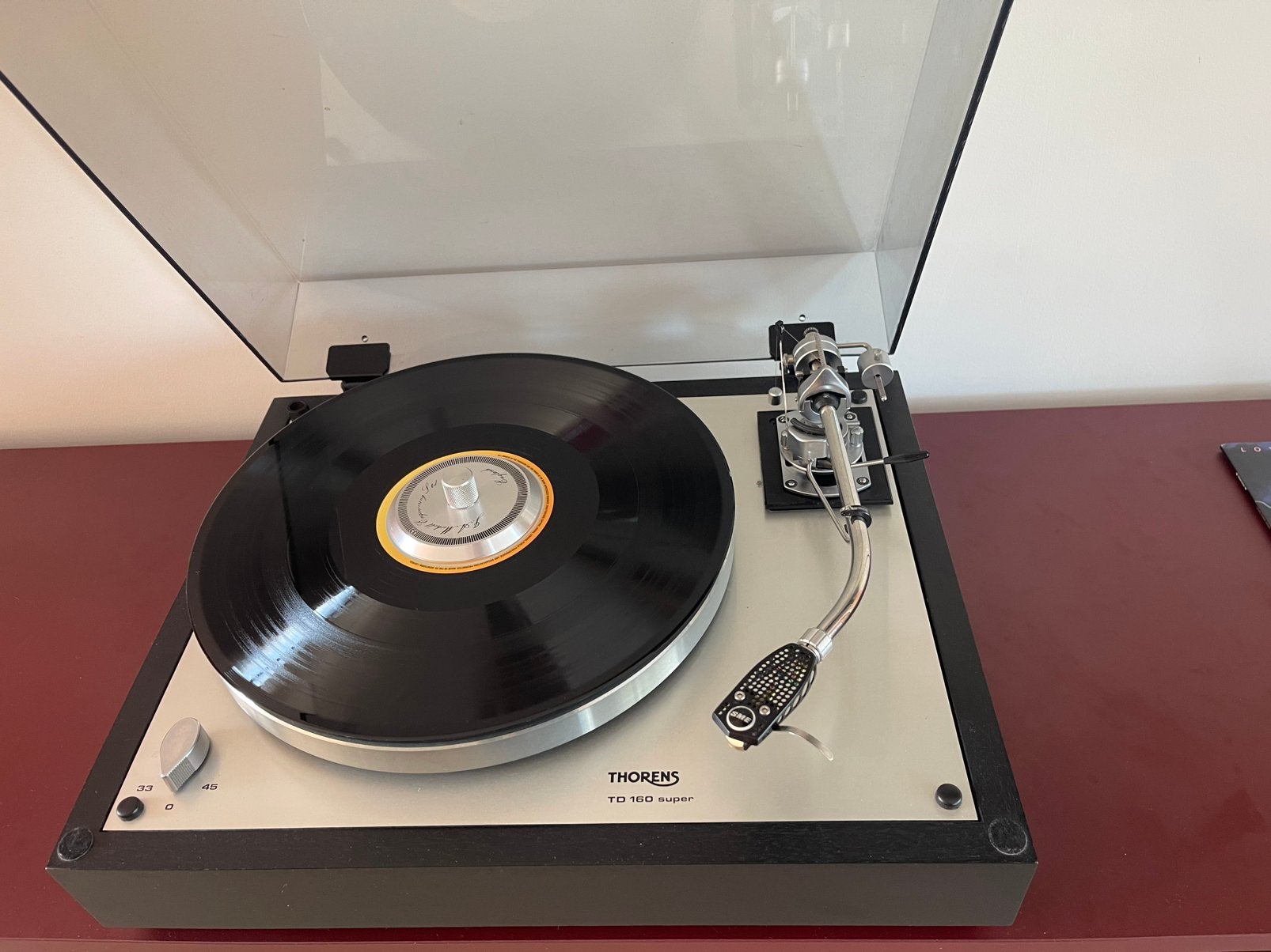 Thorens TD 160 super - SME 3009-R ! - max upgraded, Audio, Tv en Foto, Ophalen of Verzenden, Zo goed als nieuw, Platenspeler, Thorens