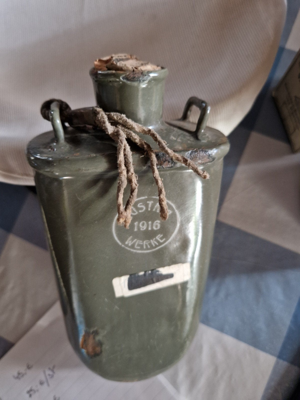 Zeer oude drankfles 1916, Verzamelen, Militaria | Algemeen, Ophalen of Verzenden
