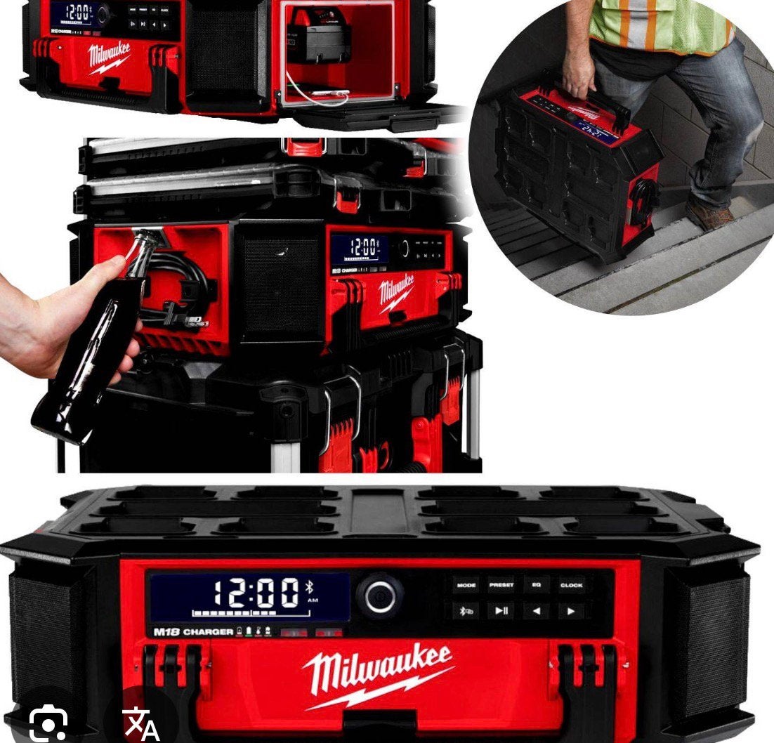 Nieuwe Milwaukee bouwradio PRC DAB, Enlèvement ou Envoi, Comme neuf, Radio de chantier