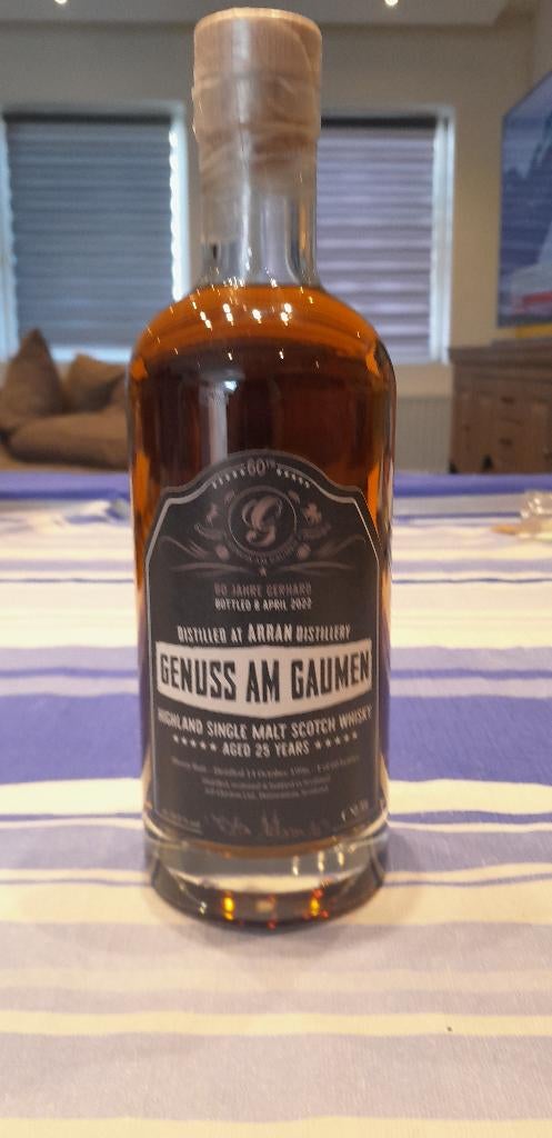 Whisky arran 25 jaar oud cs , sc 1 van 60 flesjes, Verzamelen, Wijnen, Ophalen of Verzenden, Zo goed als nieuw
