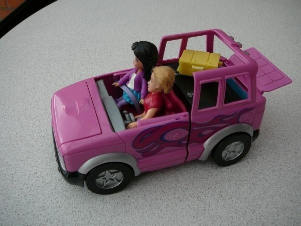 Mooie auto met 2 popje Polly Pocket, Kinderen en Baby's, Ophalen, Gebruikt, Overige typen